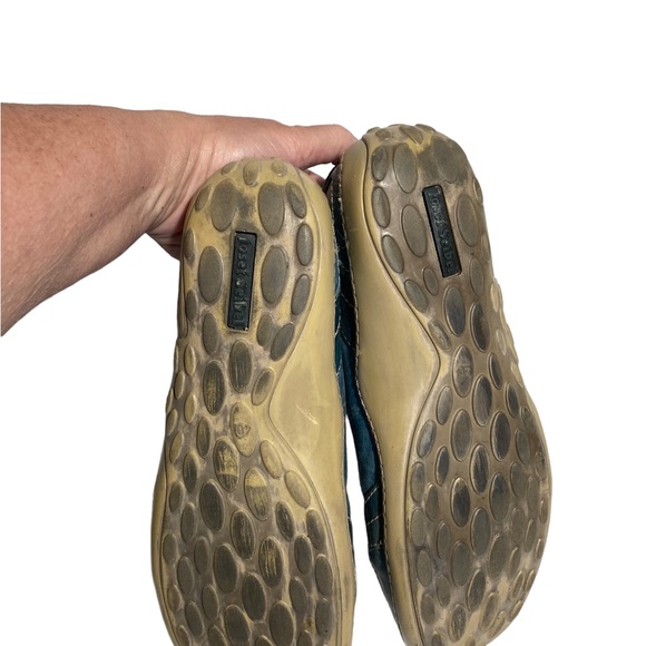 Joseph Seibel 96628 blue leather loafers size 10 - Picture 7 of 9